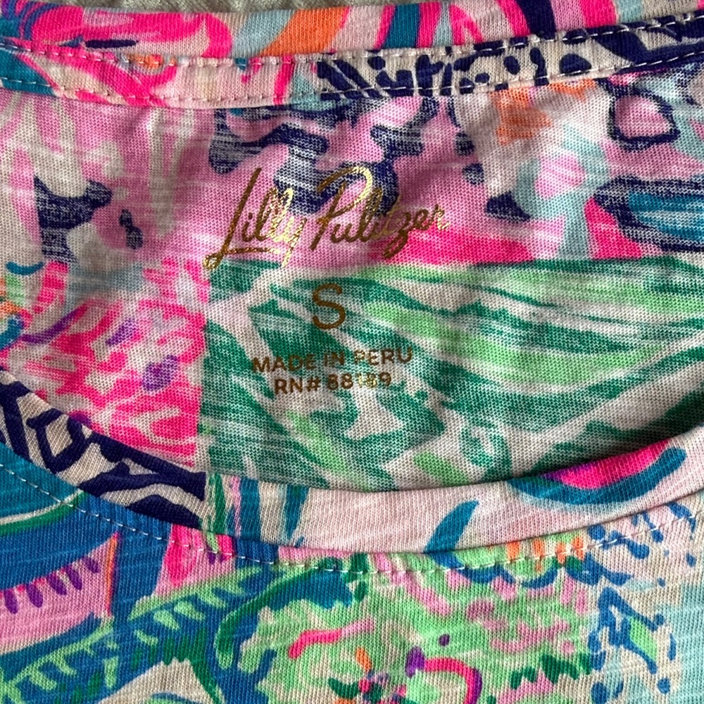 Lilly Pulitzer Etta Multi-Pattern Top - image 2